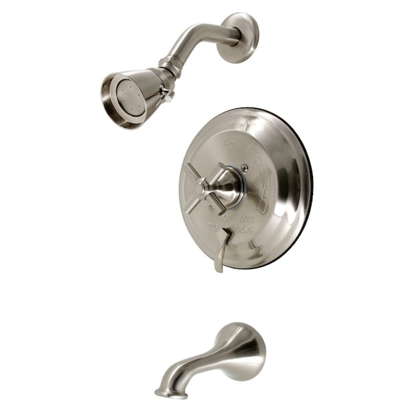SingleHandle Tub and Shower Faucet, Brushed Nickel